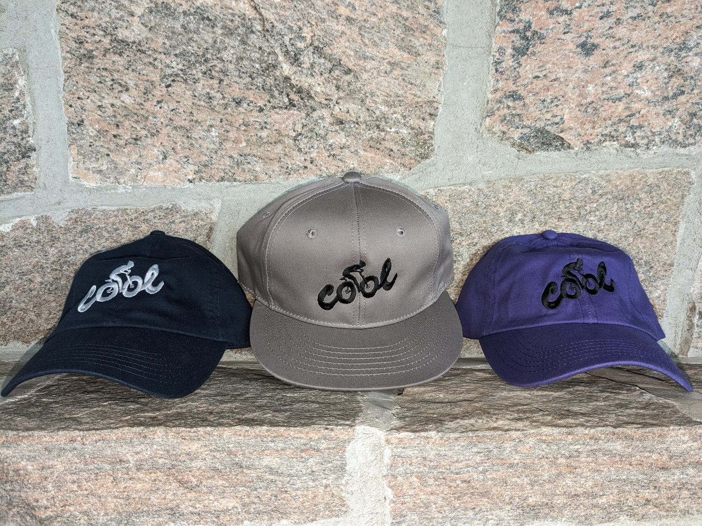 Cool Cycle Embroidered Hats 100% Cotton Regular curved peak