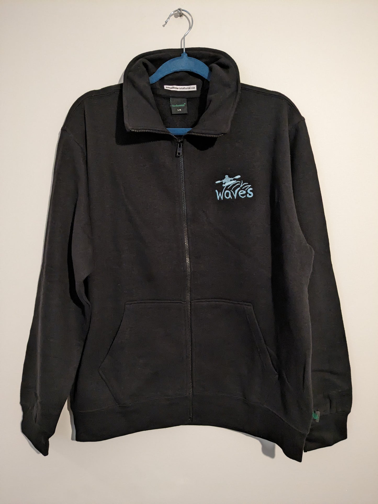 Waves Hemp relaxed fit Fleece Track Jacket- Unisex