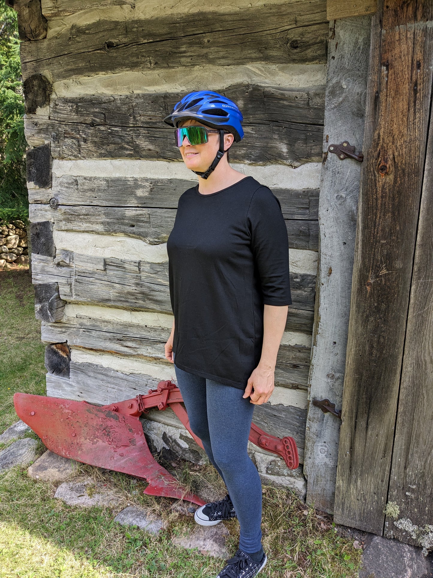 Cool Bamboo 3/4 Sleeve Fluid Top - Women's sizing