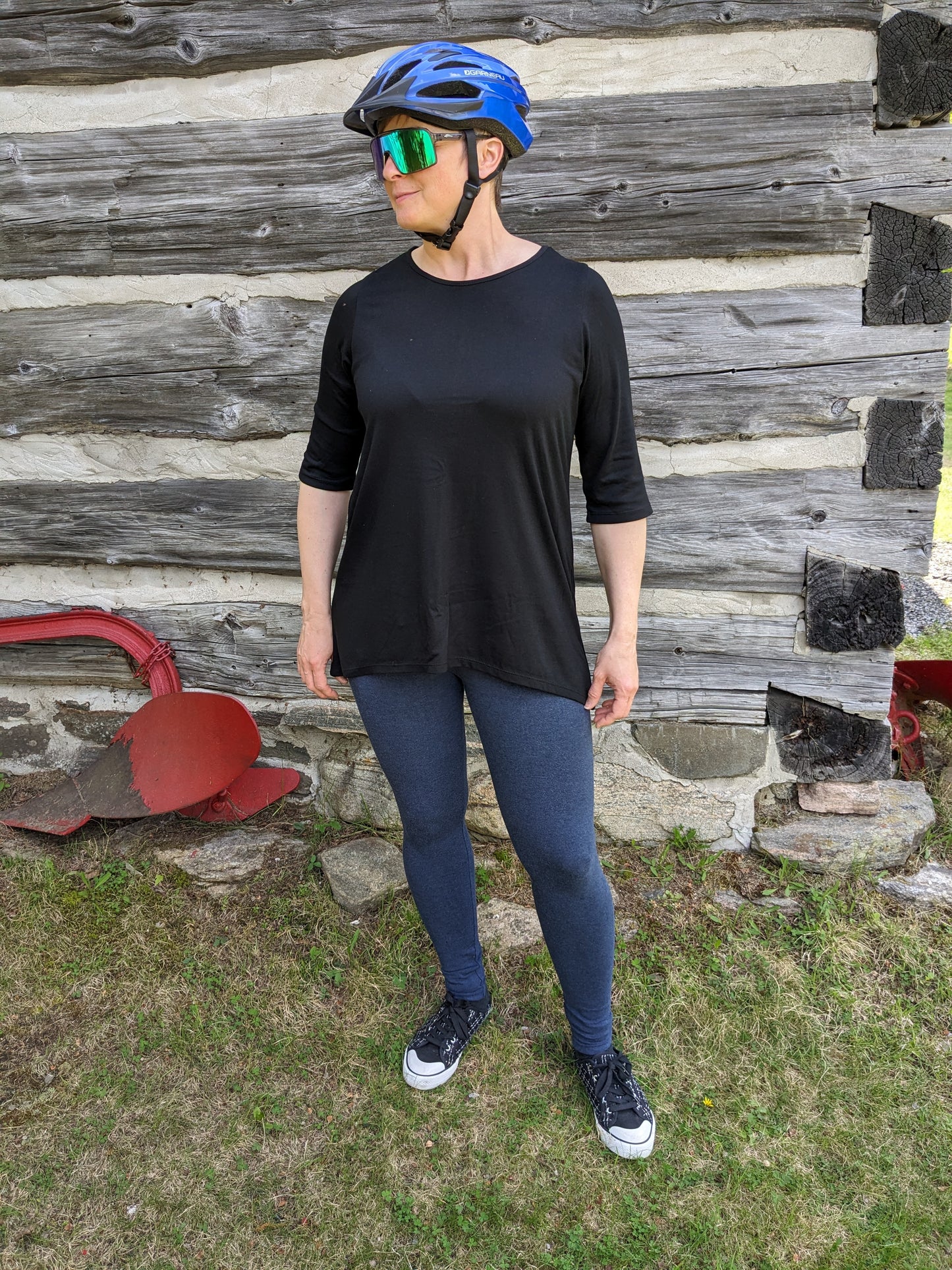 Cool Bamboo 3/4 Sleeve Fluid Top - Women's sizing