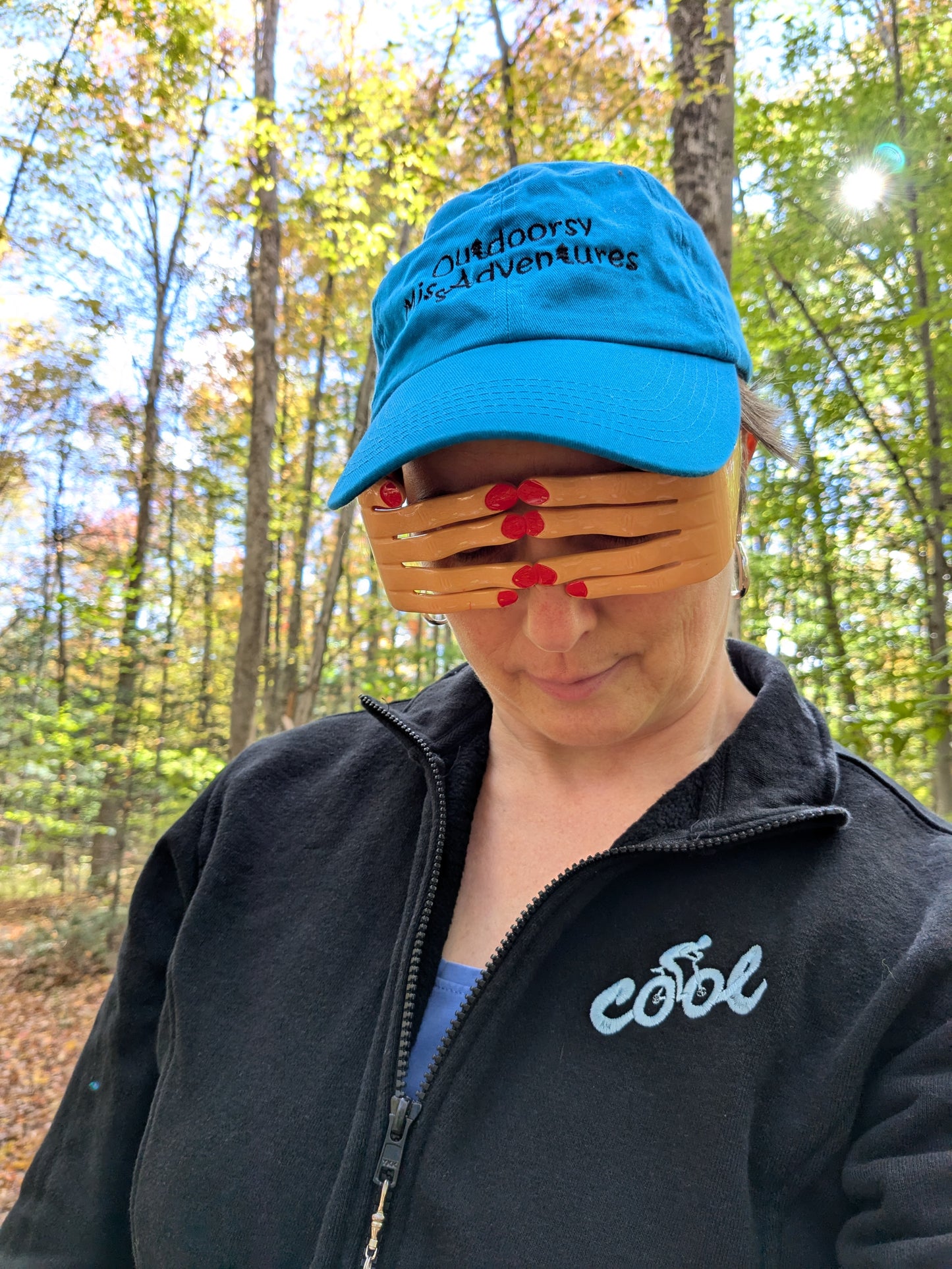 Hat 100% Cotton Outdoorsy Miss Adventures reg curved peak