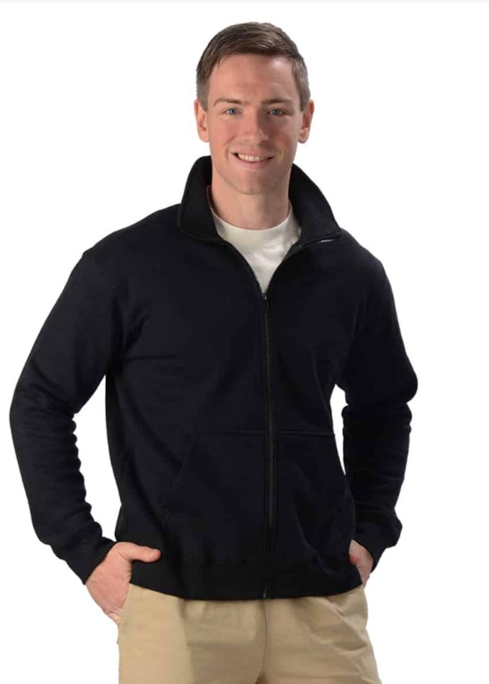 Wind Hemp relaxed fit Fleece Track Jacket- Unisex