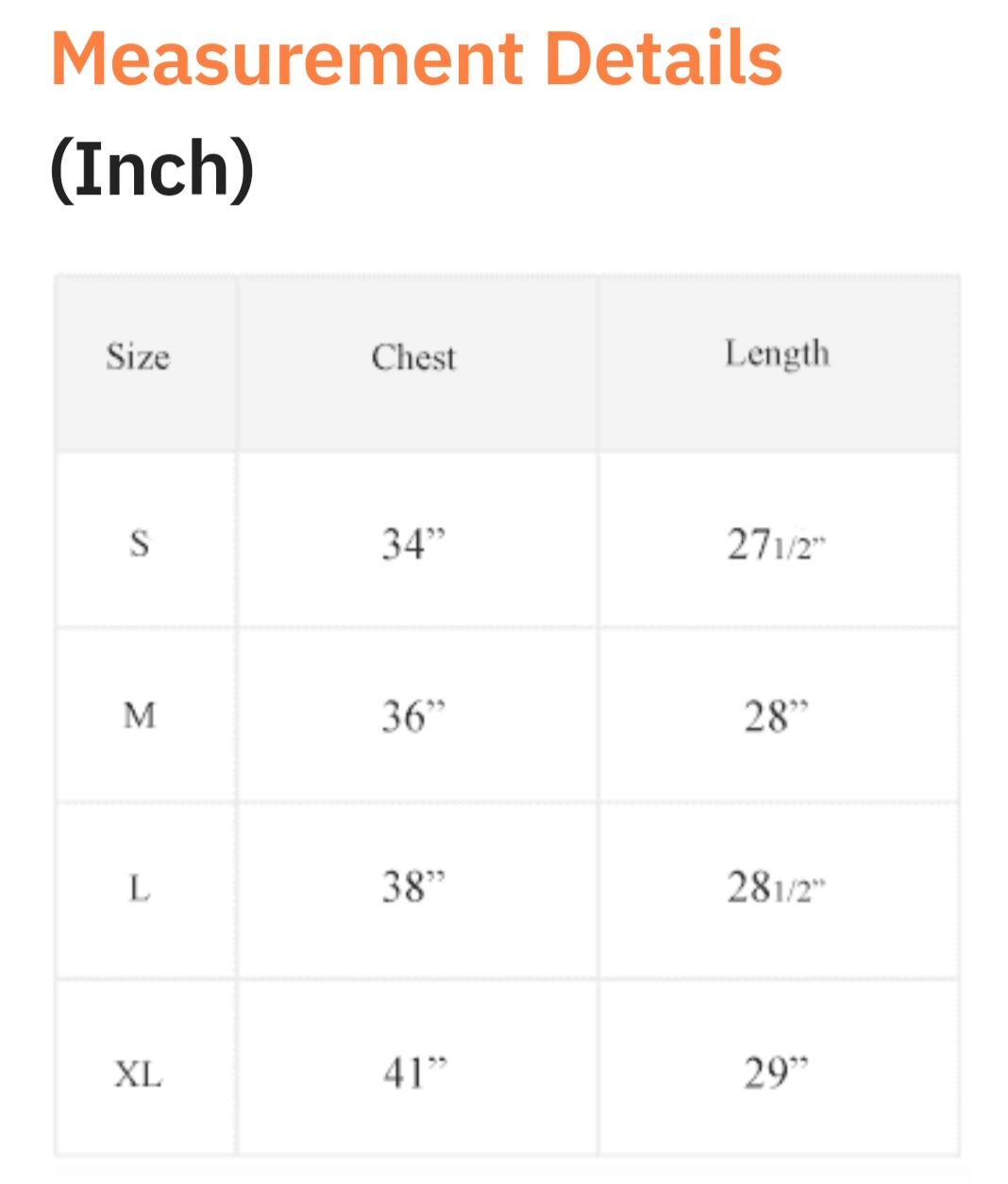Hemp 3/4 sleeve Fluid Top - Women sizing chart