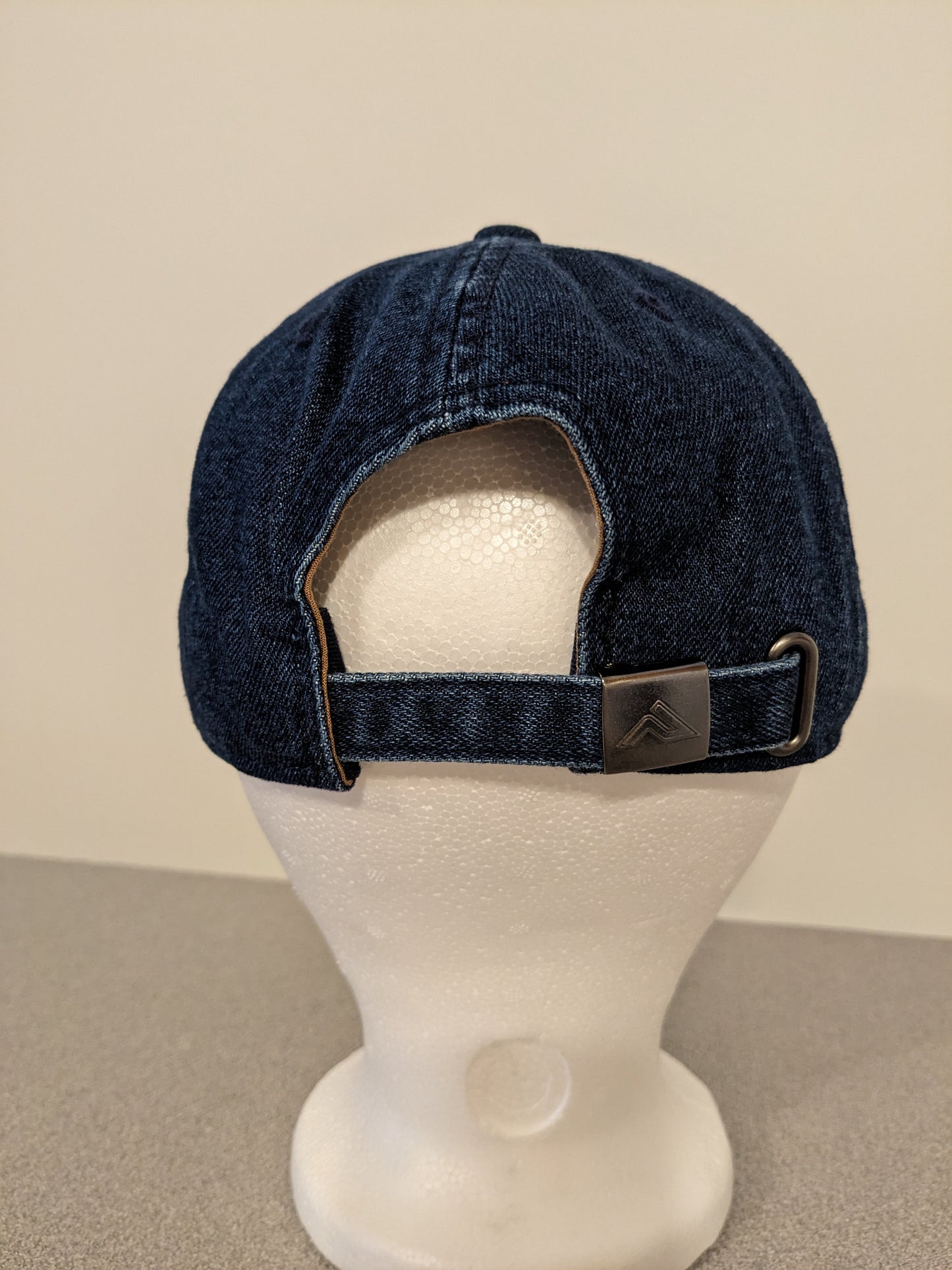 XL denim Hat 100% Cotton Outdoorsy Miss Adventures with beaver graphic reg curved peak