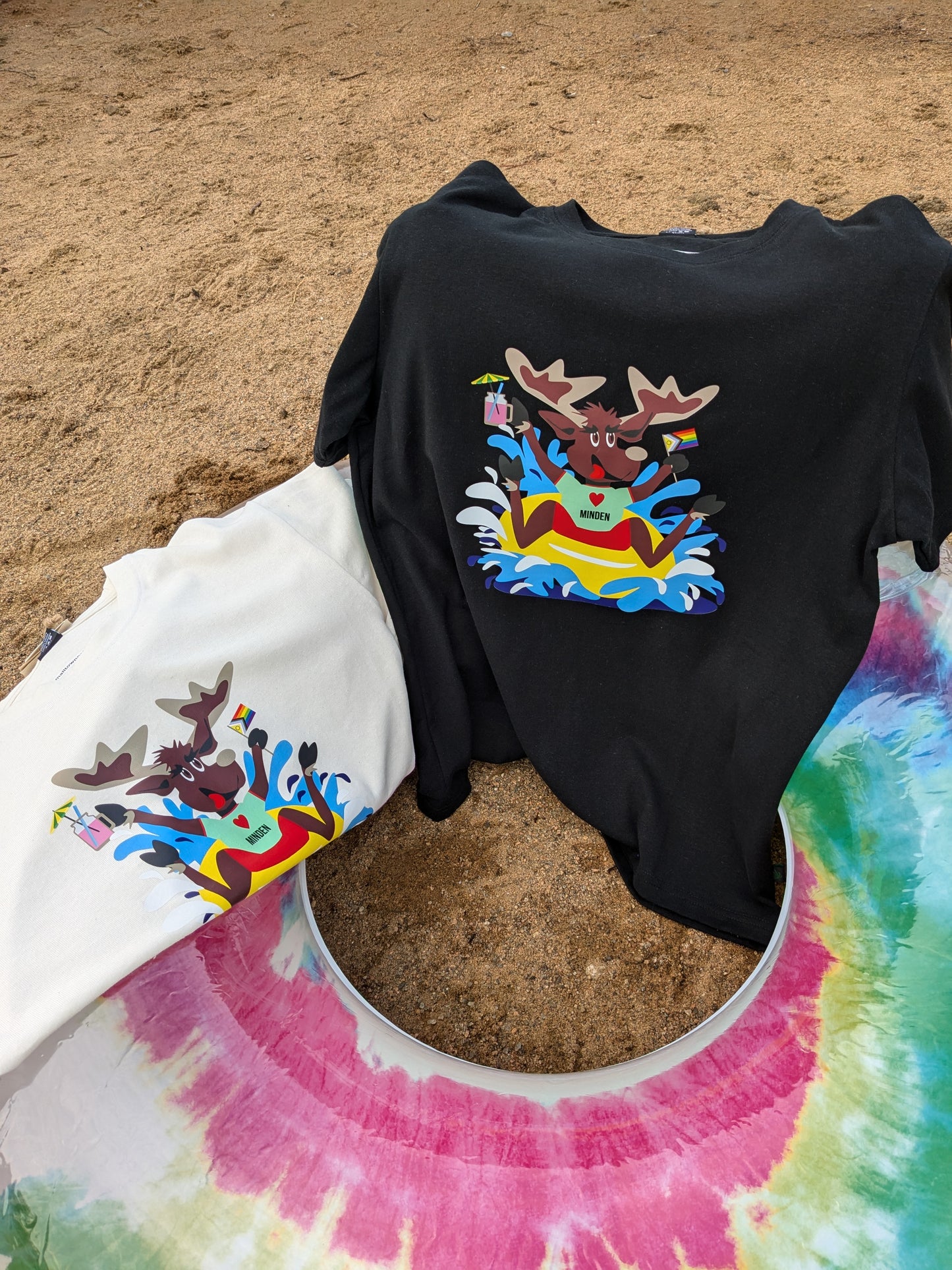 Minden Moose Floating Hemp T-Shirt- Unisex