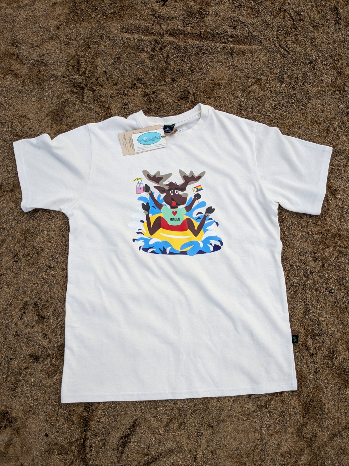 Minden Moose Floating Hemp T-Shirt- Unisex