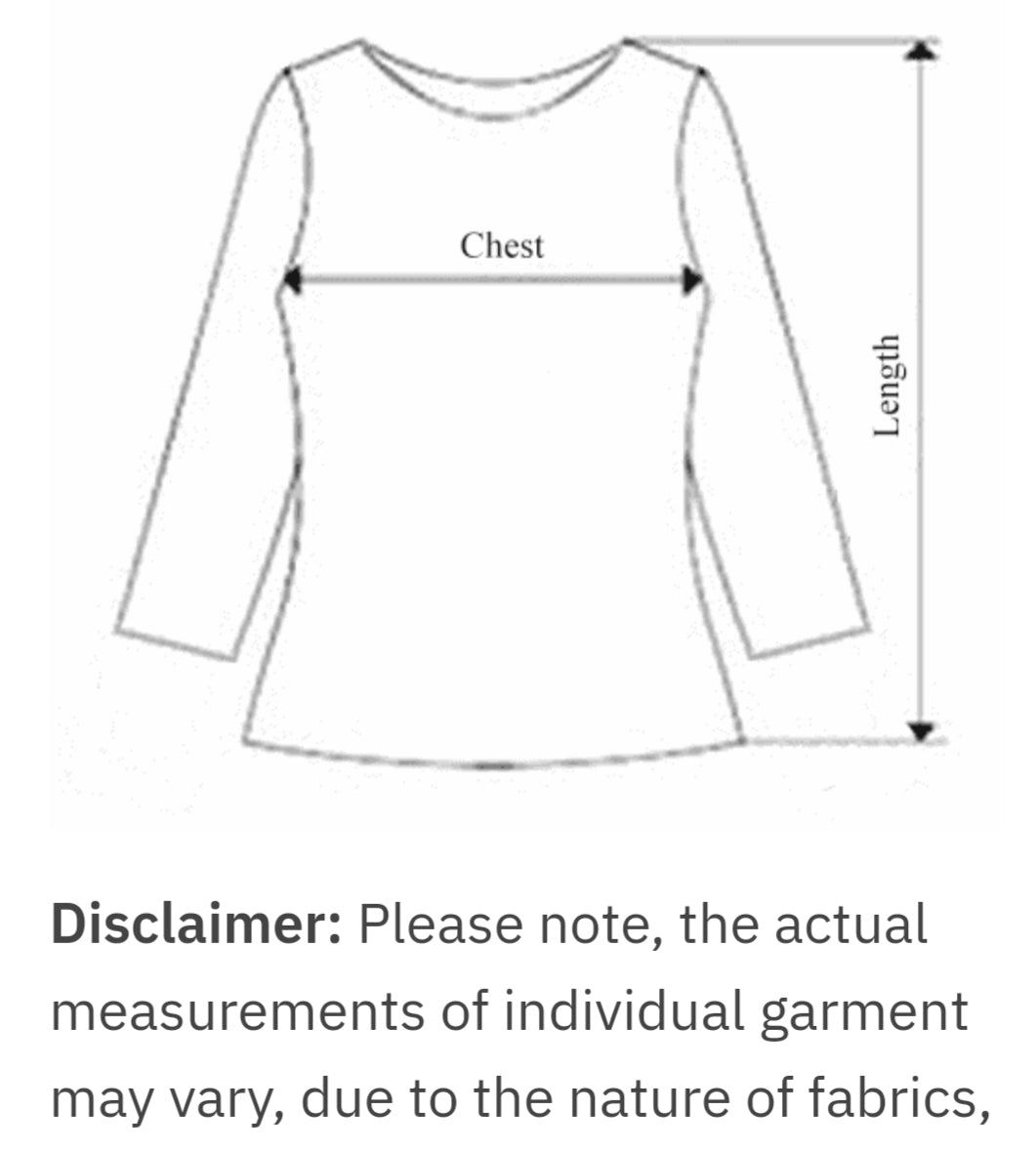Cool Hemp 3/4 Sleeve Top -Women's sizing